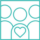 Das Icon zeigt das Logo der Diakonie